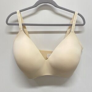 New Knix Wing Woman Nude Wireless Contour Bra Women's 8+ Molded Foam Cups NWT